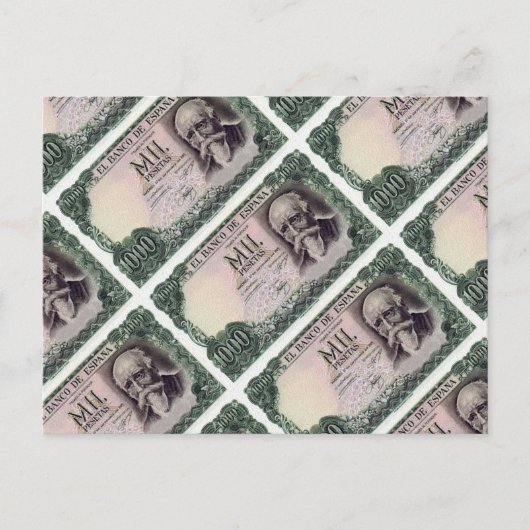 Billete 1.000 Ptas. Briefkaart (Voorkant)