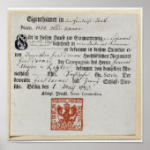 Billeting bon, 1759 poster (Voorkant)