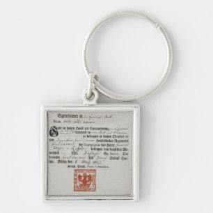 Billeting bon, 1759 sleutelhanger