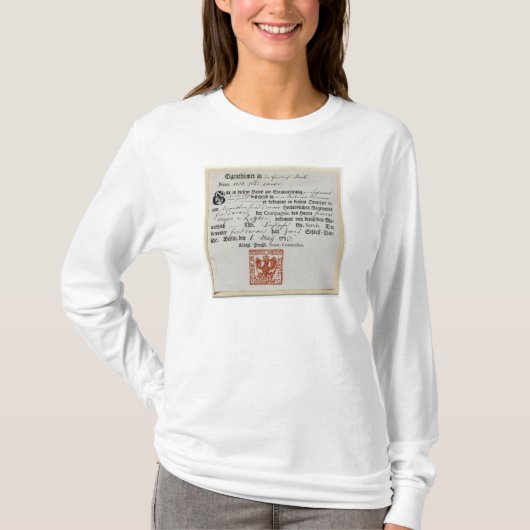 Billeting bon, 1759 t-shirt (Voorkant)