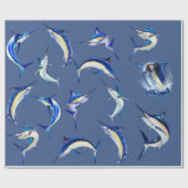 Billfish wrappers cadeaupapier (Vlak)