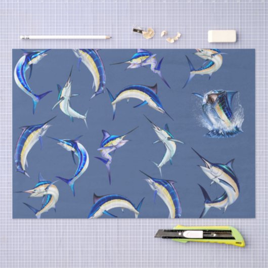 Billfish wrappers tissuepapier (Craft)