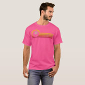 Billiard 8 Bal Silhouet Poolspeler T-shirt (Voorkant volledig)