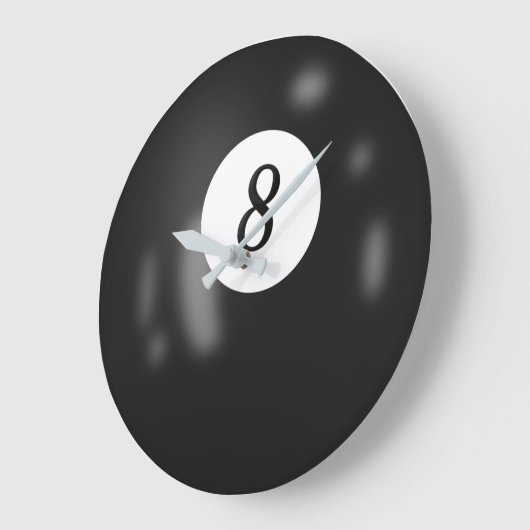Billiard 8 Ball Grote Klok (Hoek)