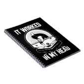 Billiard 8 Ball Het werkte mijn hoofdpoolspeler Notitieboek (Rechterzijde)