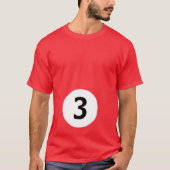 Billiard Ball 3 T-shirt (Voorkant)