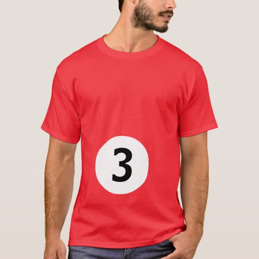 Billiard Ball 3 T-shirt (Voorkant)