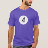 Billiard Ball 4 T-shirt (Voorkant)