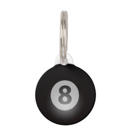 Billiard Ball Eight Ball Huisdierpenning