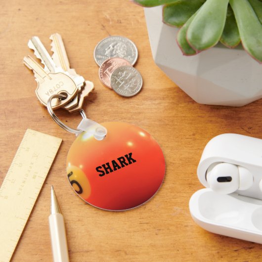 Billiard Ball Persoonlijke Sleutelhanger (Bureau)