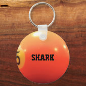 Billiard Ball Persoonlijke Sleutelhanger (Voorkant)