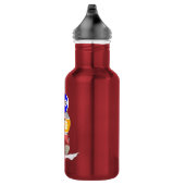 Billiard Ball Snowman Waterfles (Rechts)