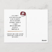 Billiard Balls 15e Birthday Party Briefkaart (Achterkant)