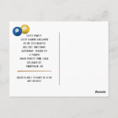 Billiard Balls 21st Birthday Party Briefkaart (Achterkant)