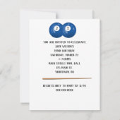 Billiard Balls 22e verjaardag Kaart (Achterkant)