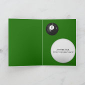 Billiard Balls 56ste verjaardag Kaart (Binnen)