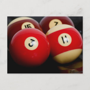 Billiard Balls Briefkaart