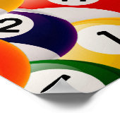 Billiard Balls Collage Poster (Hoek)
