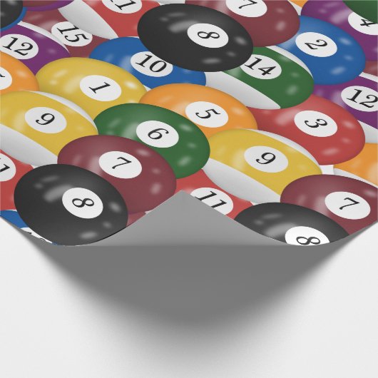 Billiard Balls collectie Cadeaupapier (Hoek)