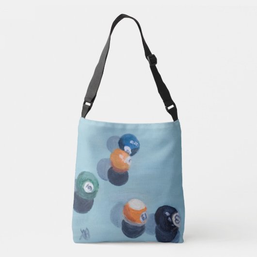 Billiard Balls Crossbody Tas (Achterkant)