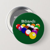 Billiard Balls Design Button (Voorkant /achterkant)
