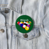 Billiard Balls Design Button (In situ)