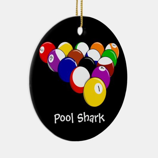 Billiard Balls Design Ornament (Rechts)
