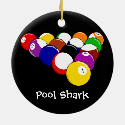 Billiard Balls Design Ornament (Achterkant)