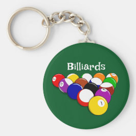 Billiard Balls Design Sleutelhanger