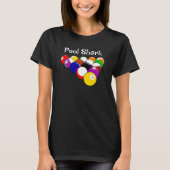Billiard Balls Design Tee Shirt T-Shirt (Voorkant)