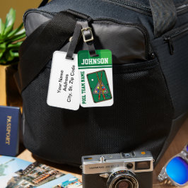 Billiard Balls 🎱 en pool Stick Bagagelabel