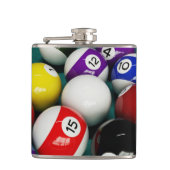 Billiard Balls Heupfles (Voorkant)