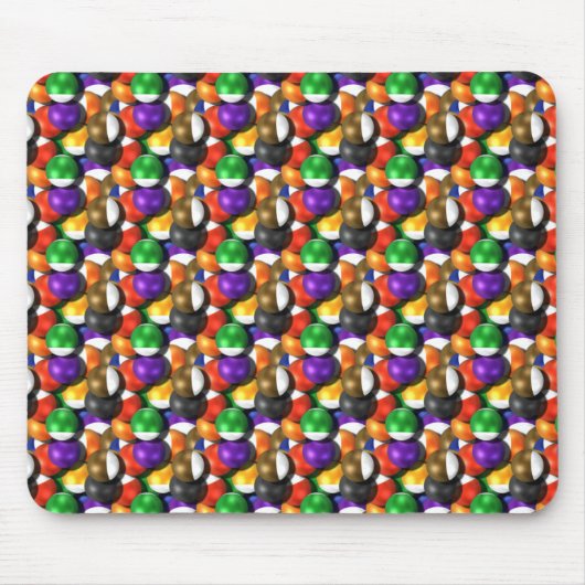 Billiard Balls Muismat (Voorkant)