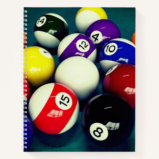 Billiard Balls Notitieboek (Voorkant)