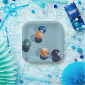 Billiard Balls Papieren Bordje (Feest)
