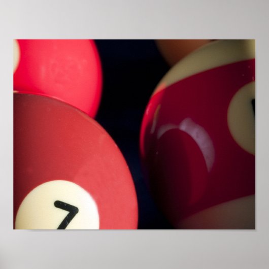 Billiard Balls Poster (Voorkant)