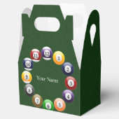 Billiard Balls Shiny Colorful Pool Snooker Sports Bedankdoosjes (Geopend)