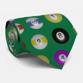 Billiard Balls Stropdas (Opgerold)