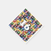 Billiard Balls voor 16e verjaardag Servet (Hoek)