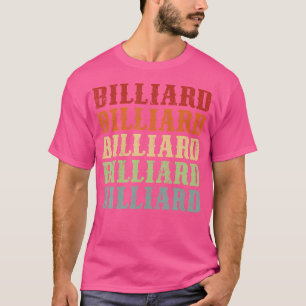Billiard Biljart Kleuren Biljart Biljart T-shirt