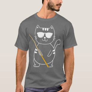 Billiard Cat - Billiard Player Billard 8-Ball Pool T-shirt