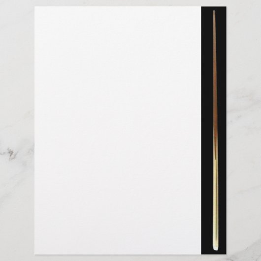 Billiard Cue Flyer (Voorkant)