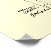 Billiard Cue-patentwandkunst Afdrukken #4 Poster (Hoek)