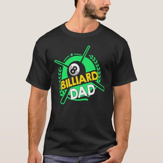 Billiard Dad Day T-shirt (Voorkant)