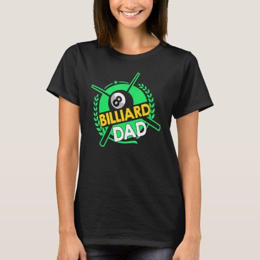 Billiard Dad Day T-shirt (Voorkant)