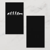 Billiard Evolution Hobby Athlete Sport Humor Visitekaartje (Voorkant / Achterkant)