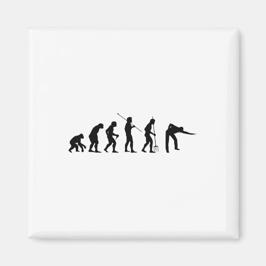 Billiard Evolution Snooker Pool Chalk Billiard Pla Magneet (Voorkant)