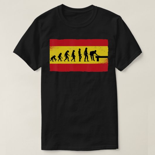 Billiard Flag  Snooker Pool Chalk Billiard Player  T-shirt (Design voorkant)