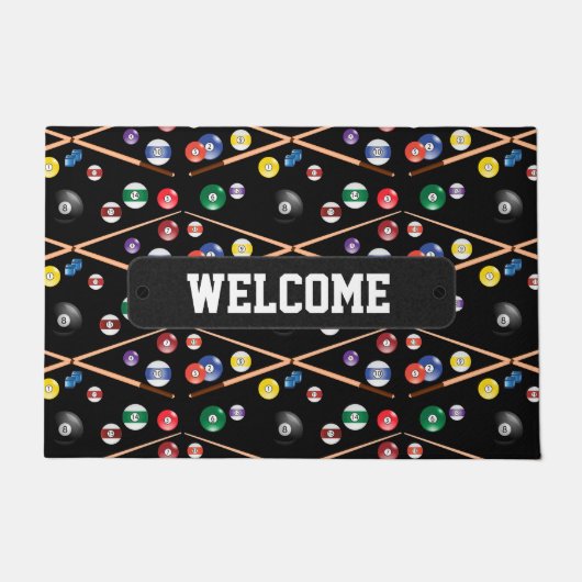 Billiard Game Deurmat (Voorkant)