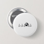 Billiard Heartbeat Snooker Pool Chalk Billiard Pla Ronde Button 5,7 Cm (Voorkant /achterkant)